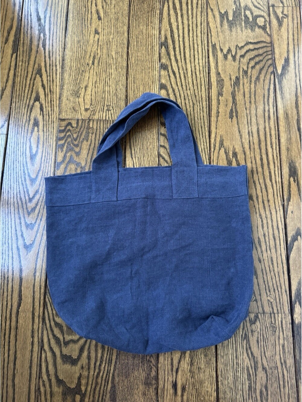 Charvet Édition Navy Blue Escapade Bag 100% Linen Made In France